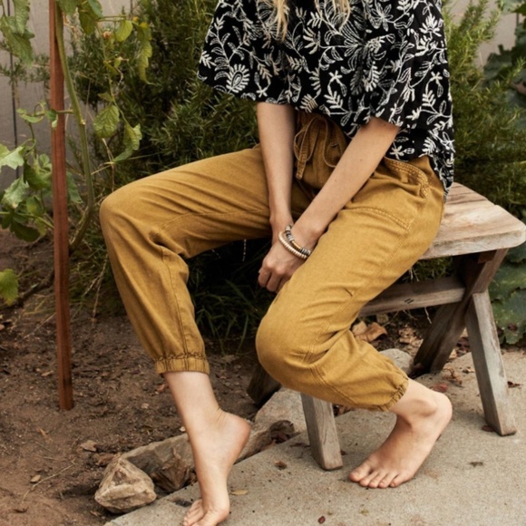 Anthropologie Women's Pink Rhys Utility Jogger LINEN Blend in Size XS - Picture 10 of 10